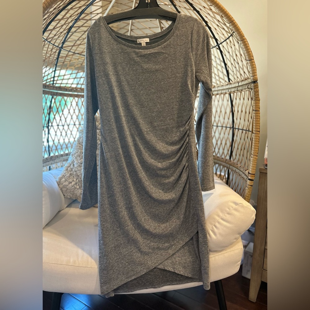 Leith Gray T Shirt Dress